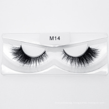 100% 3D Mink Eyelashes Makeup Pure Fur Strip Eyelash